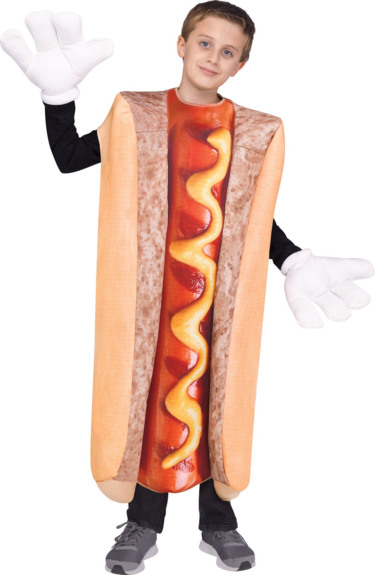 Photoreal Hot Dog Child Hot Dog Tunic Costume