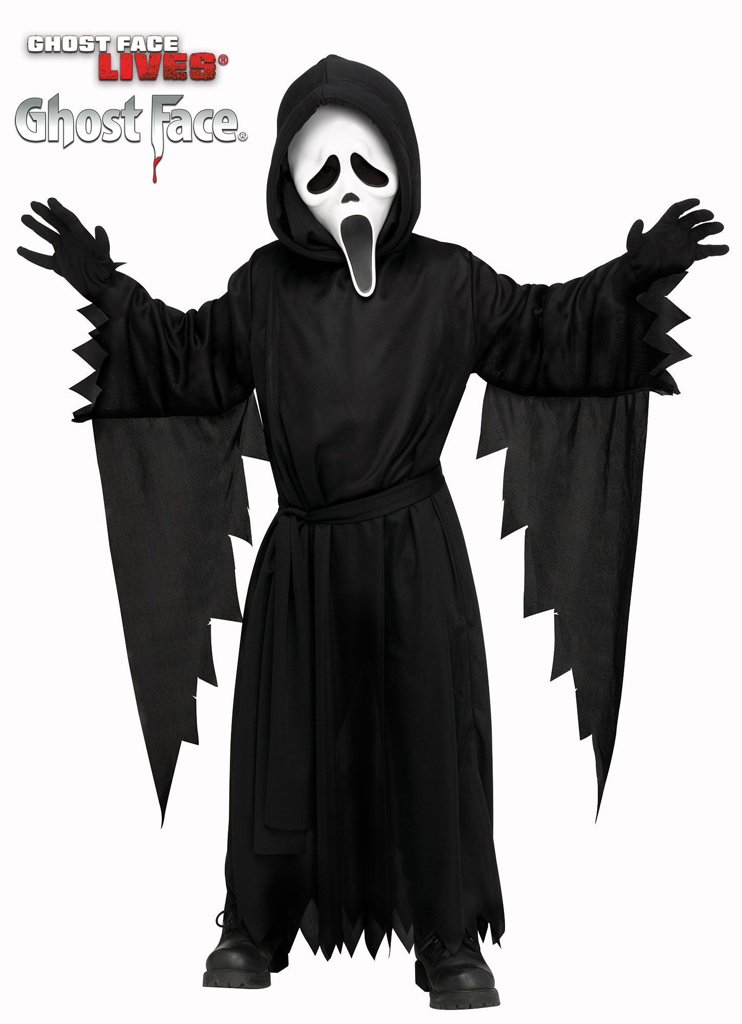 Toddler Boy's Ghost Face Scream Costume