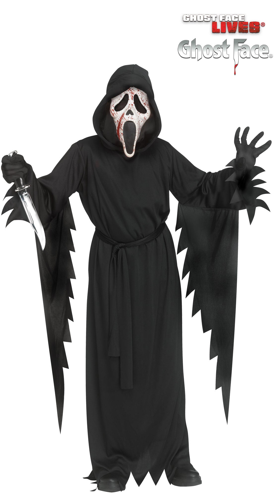 Splatter Scream Ghost Face Child Costume
