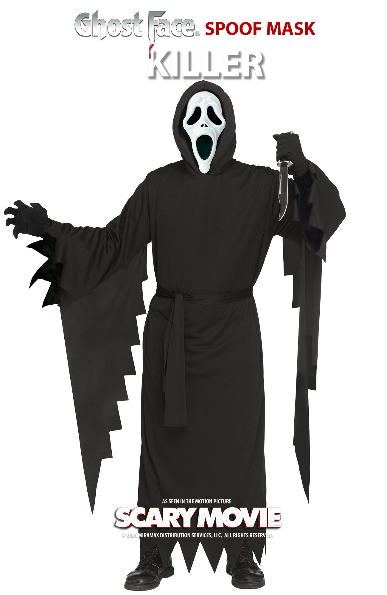 Scary Movie Killer Adult Costume