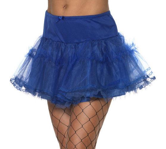 Blue Tulle Petticoat Crinoline Costume Accessory
