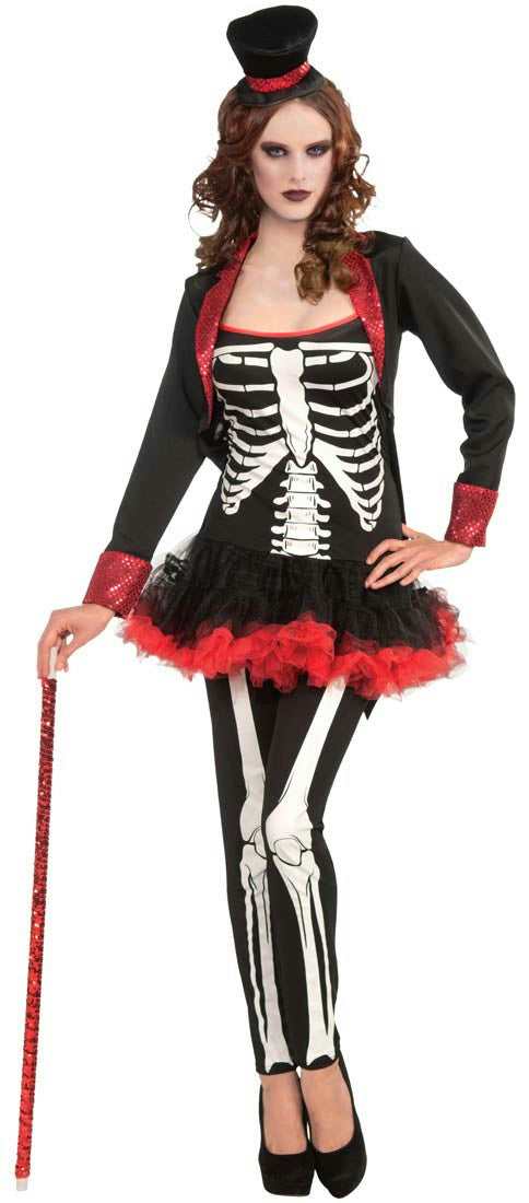 Ms. Bone Jangles Adult Sexy Skeleton Costume