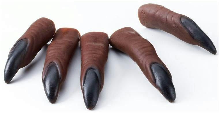 Brown Werewolf Claw Fingers Tips 10 Fingers