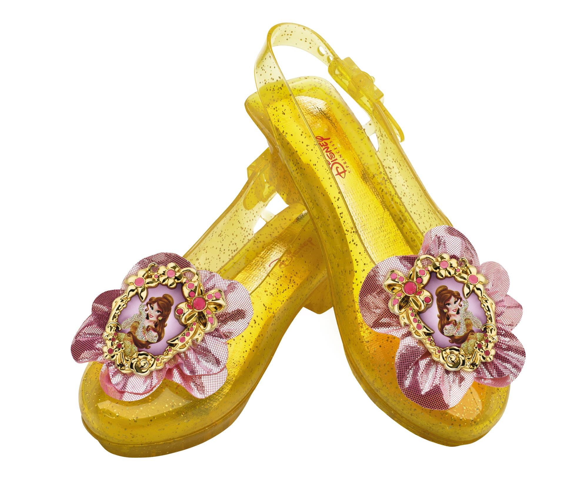 Disguise Disney Princess Beauty and The Beast Belle Sparkle Shoes One Size Child