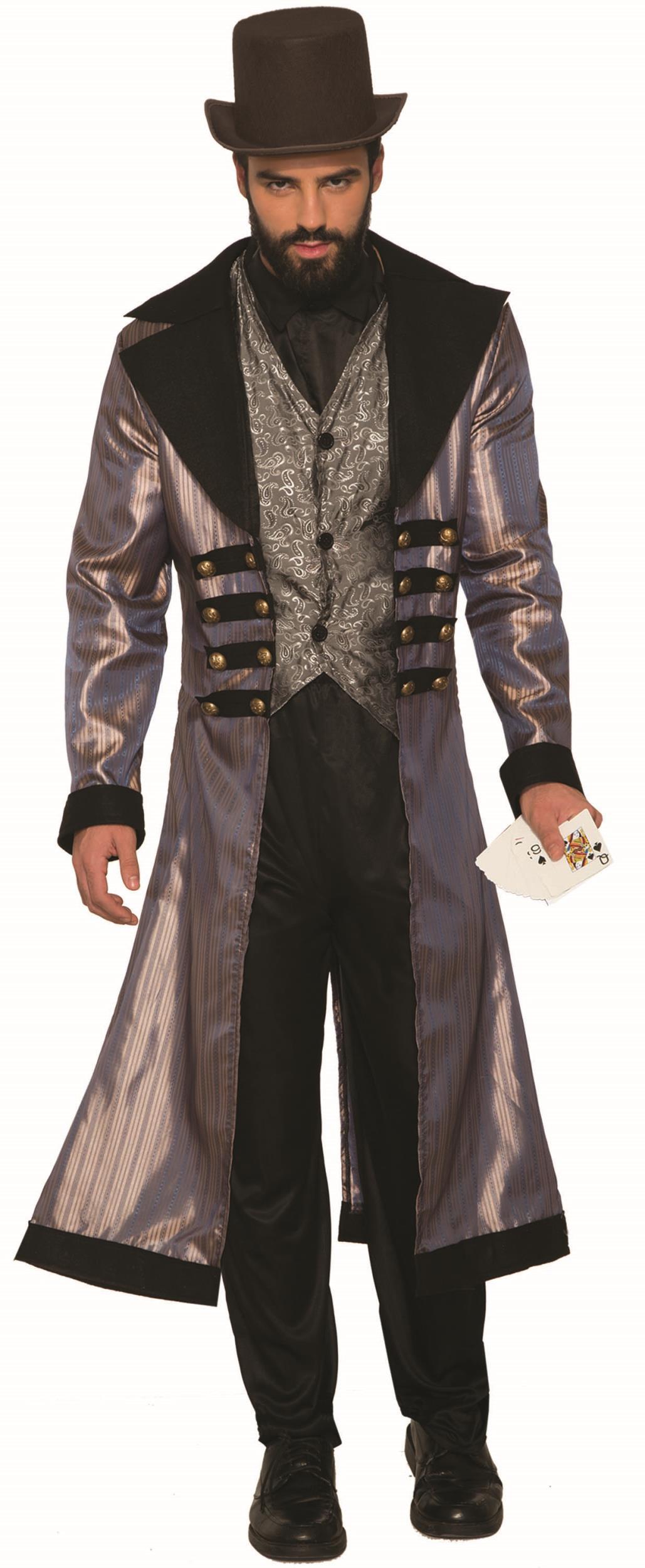 Badlands Wild Western Gambler Suit Adult Mens Costume