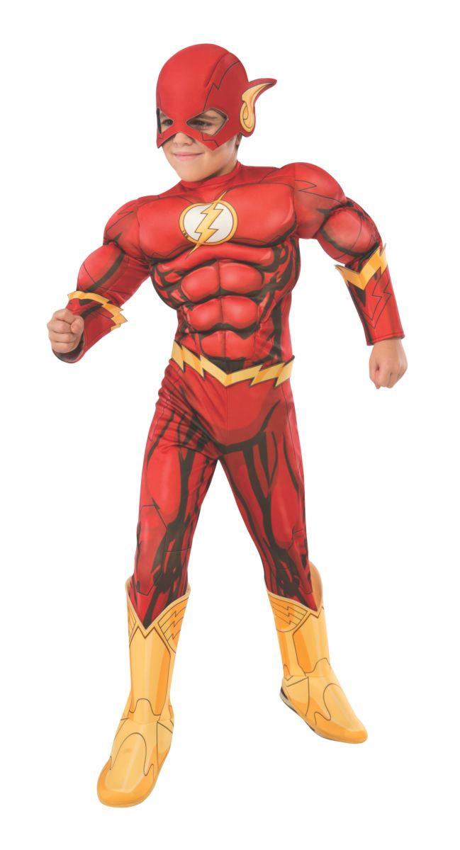 The Flash Deluxe Boys Child Costume Size Medium 8-10