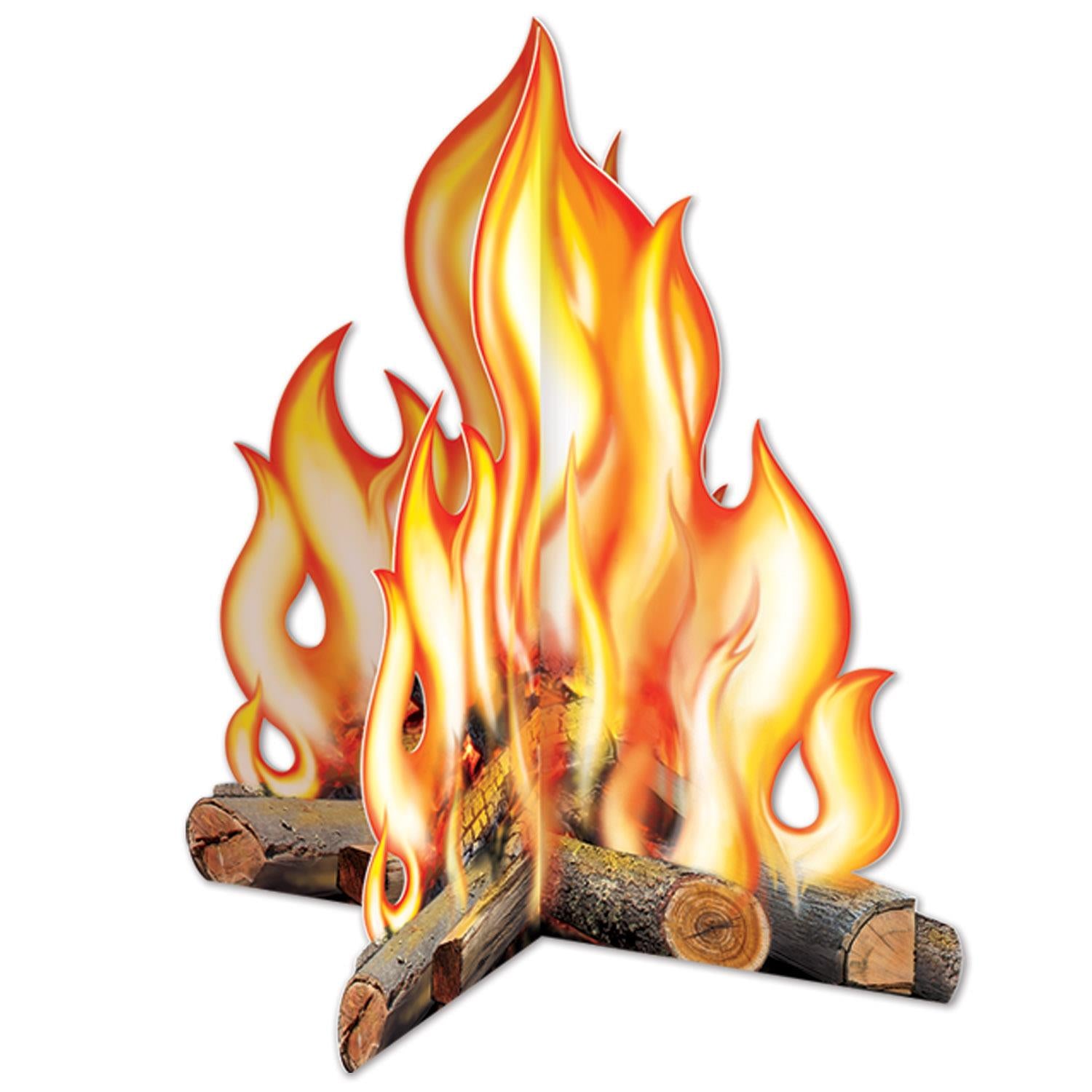 3-D Campfire Centerpiece Decoration