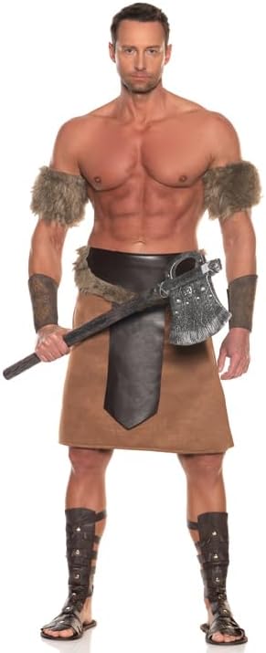 Men's Barbarian Cave Man Adult Costume Rugged Warrior