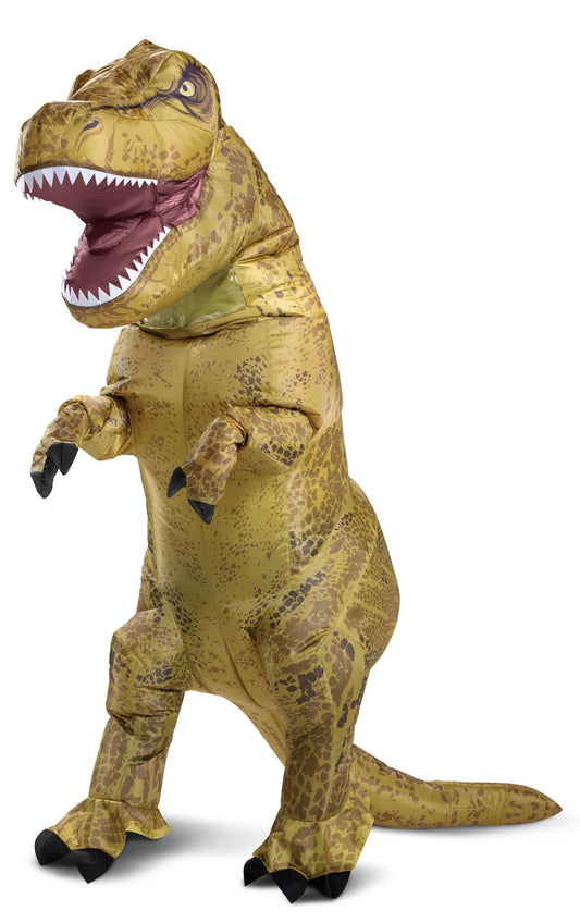 Disguise Men's Jurassic World T-Rex Inflatable Adult Costume