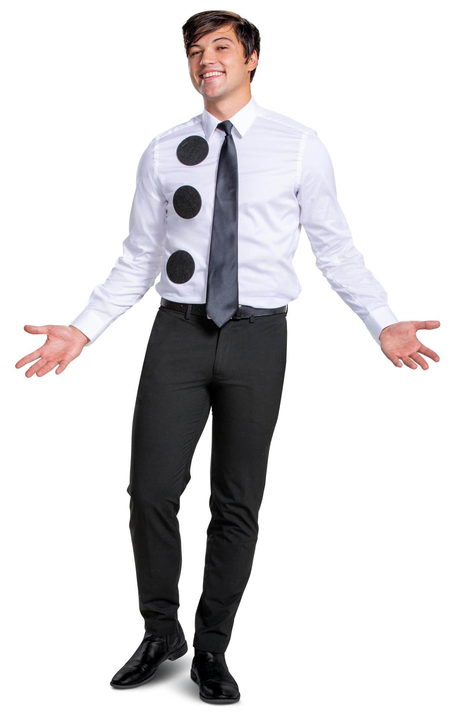 Jim The Office 3-Hole Punch Adult Kit Halloween Costume