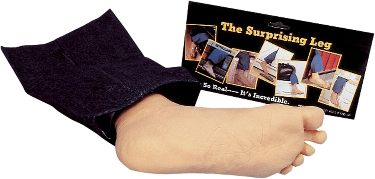 The Foot Fake Trunk Leg Gag Halloween Decor Prop