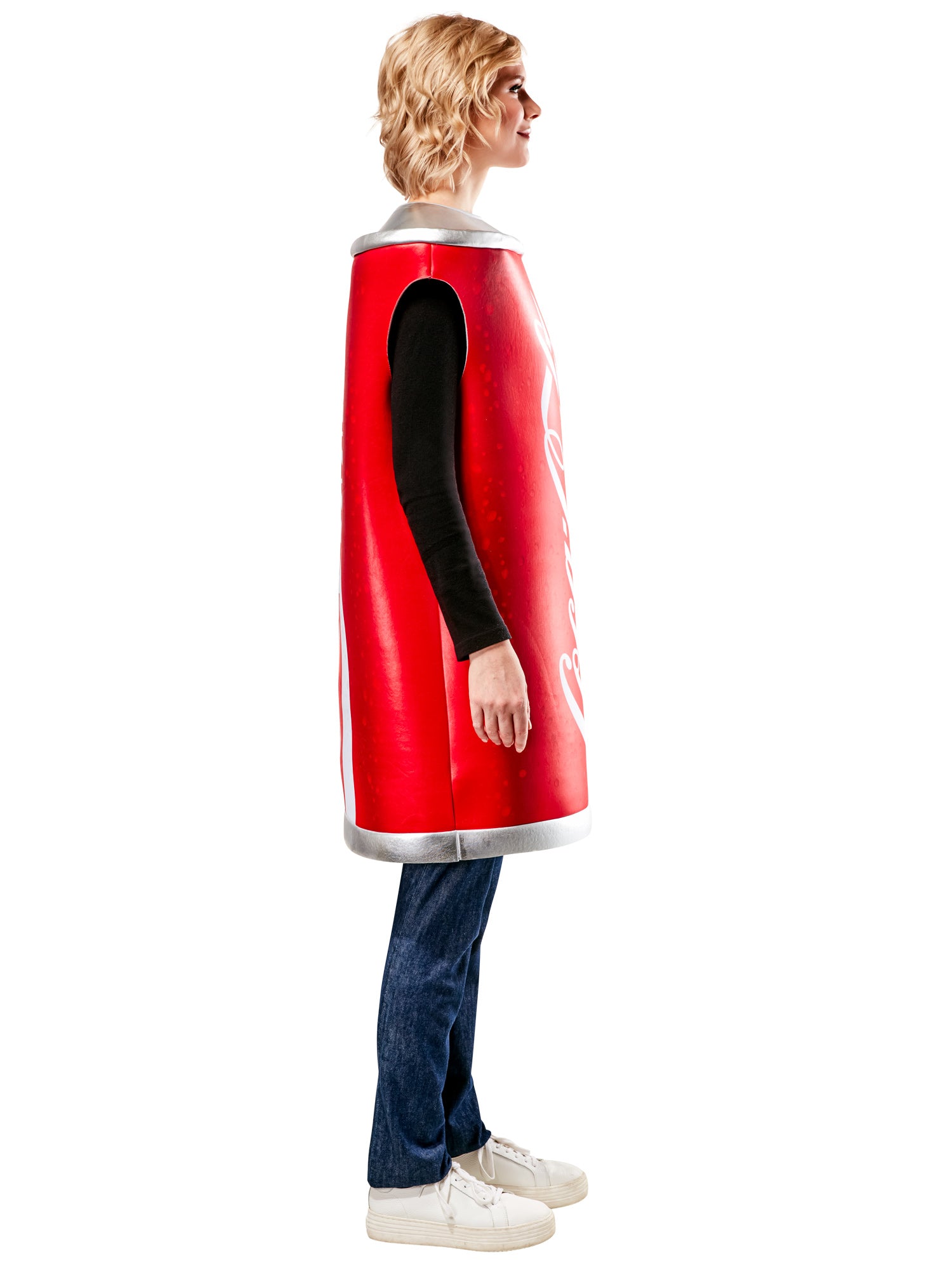 Can of  Coke Coca Cola Foam Tunic Adult Costume Standard Size