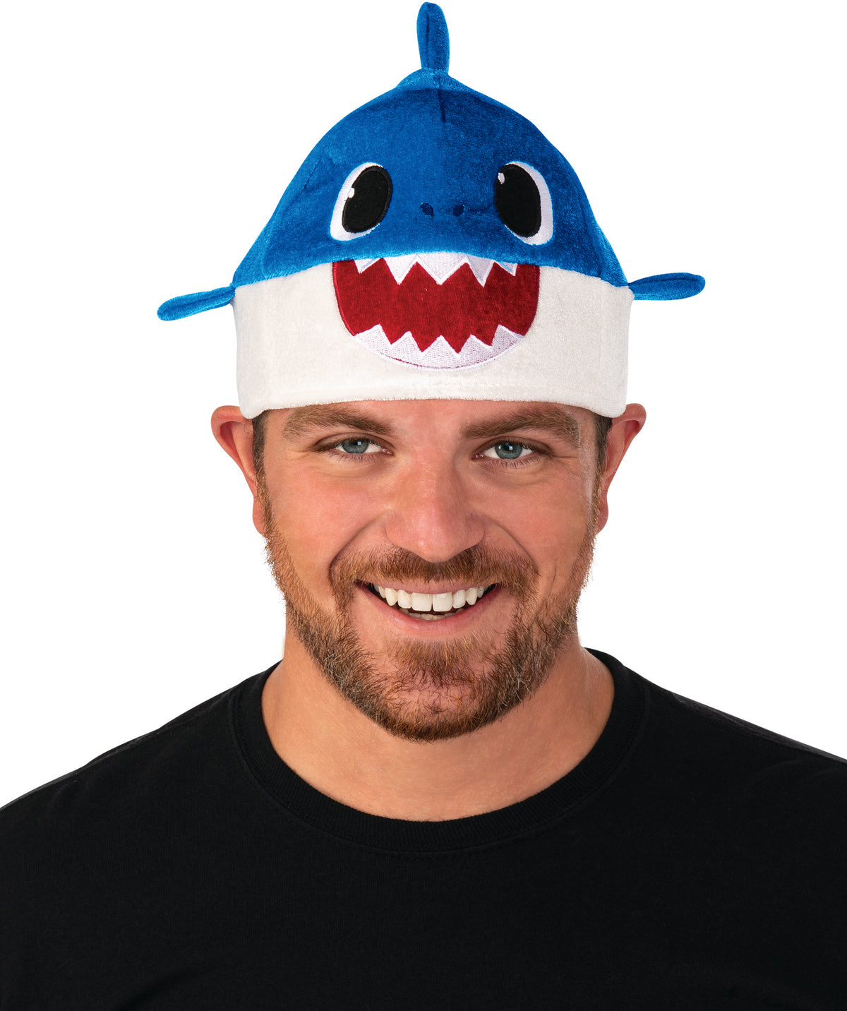Baby Shark: Blue Daddy Shark Adult Hat With Sound Clip