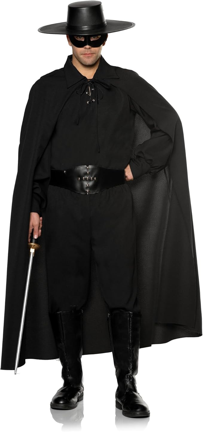 Men's Zorro Bandit Outlaw Pirate Adult Costume