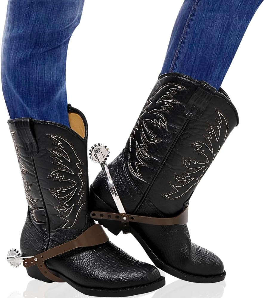 Brown Adult Cowboy Spurs Western Costume Accessory