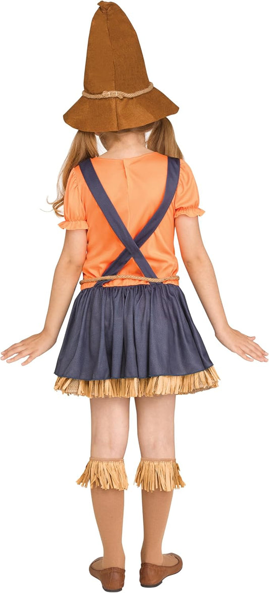 Cute Sweet Scarecrow Girls Costume