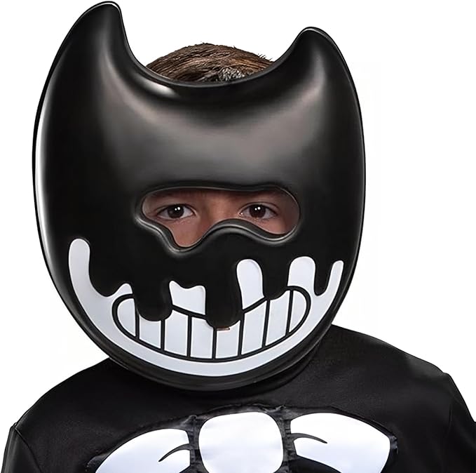 Inky Half Mask - Bendy and the Ink Machine Child