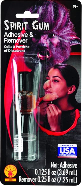 Spirit Gum and Remover Costume Makeup Adhesive Kit