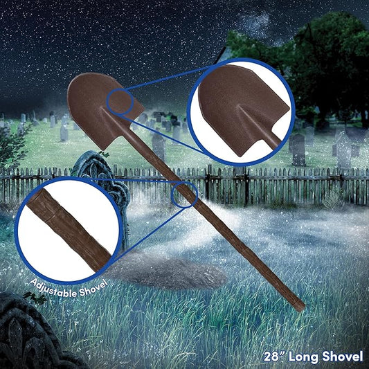 Horror Halloween Shovel Costume Accessory 50"