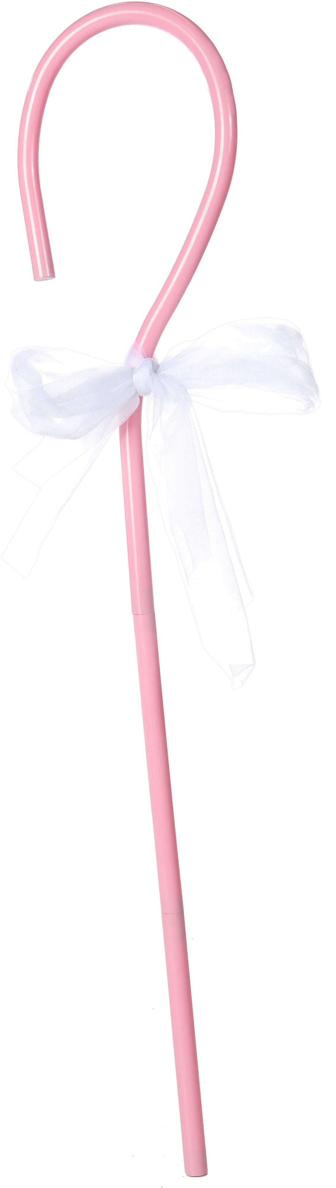 Little Bo Peep Cane Pink Shepherd's Crook With Bow Accessory