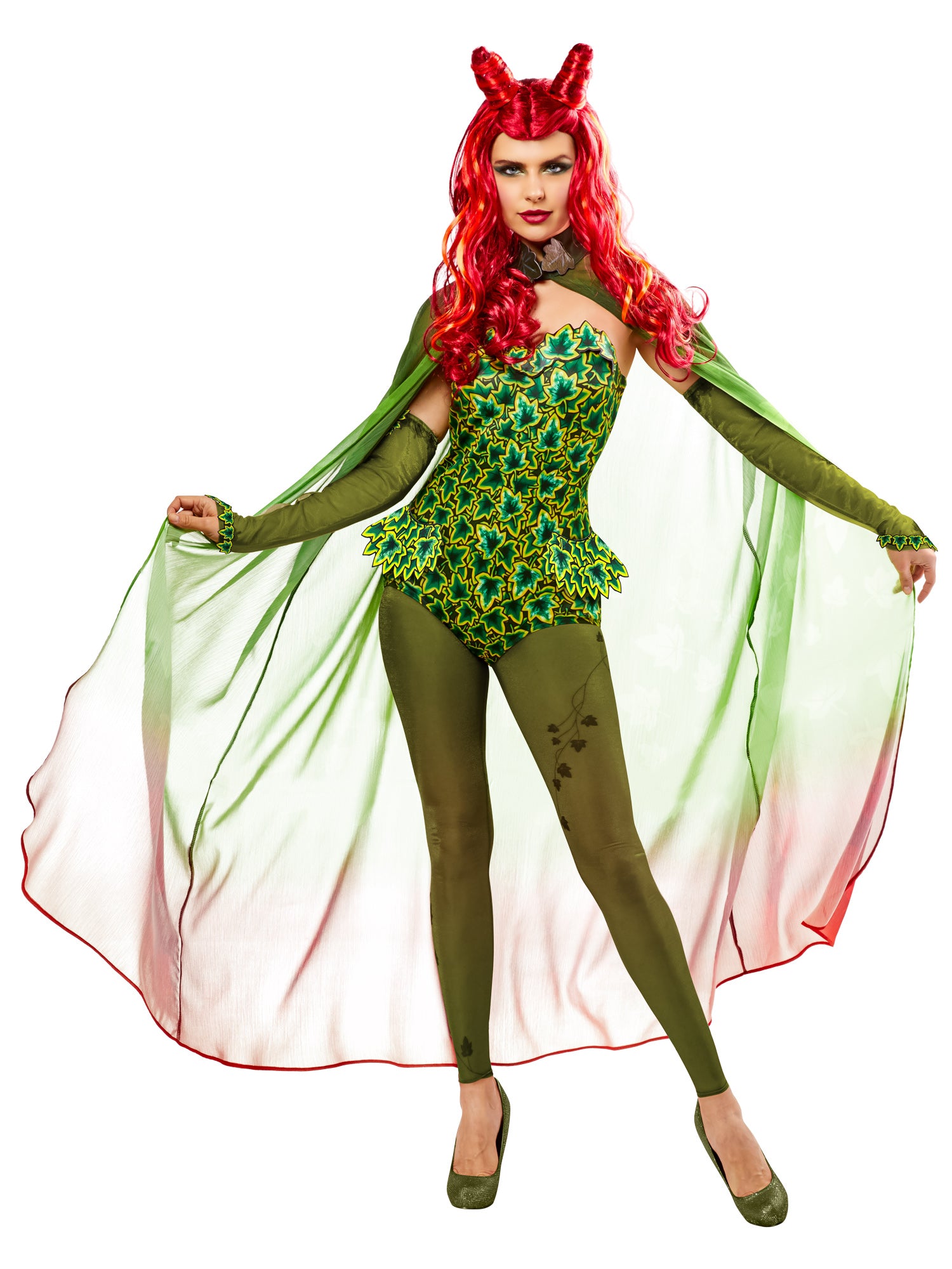 Poison Ivy Batman Green Women's Adult Costume Officially Licensed