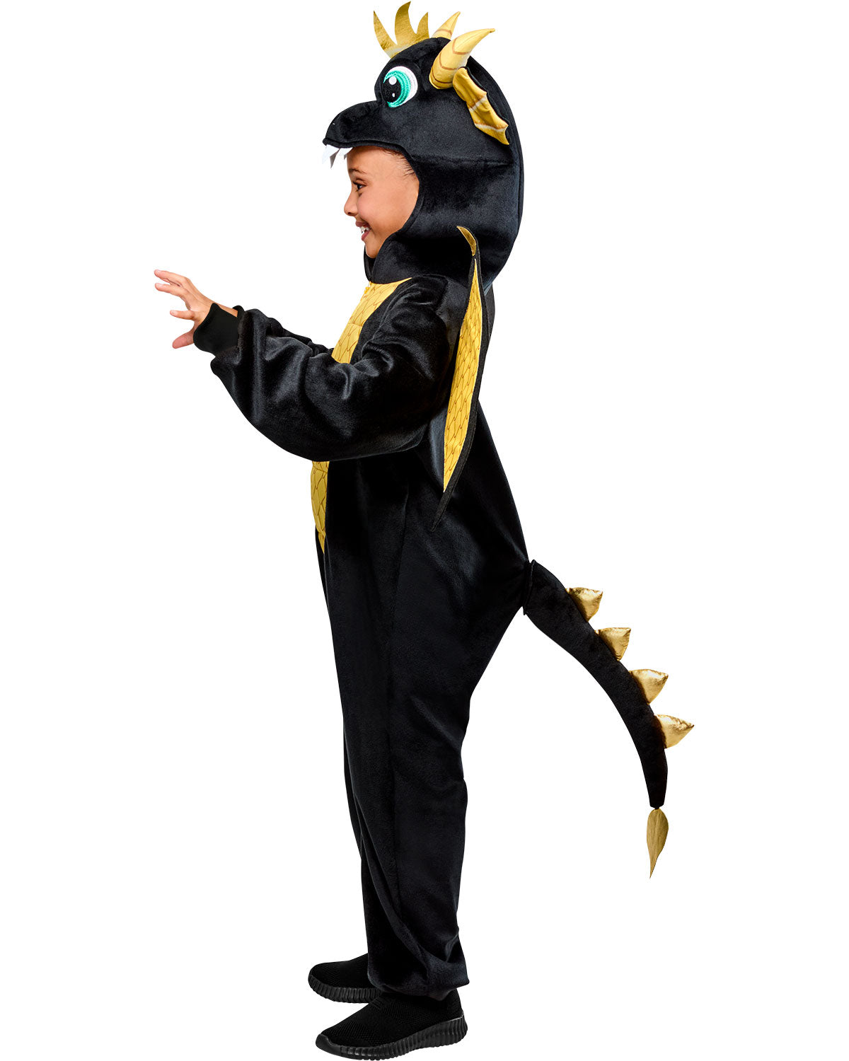Black Dragon Zipsters Child Costume