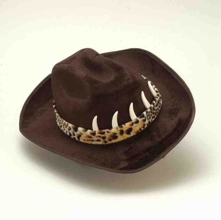 Cowboy Hat with Teeth Novelty Costume Accessory