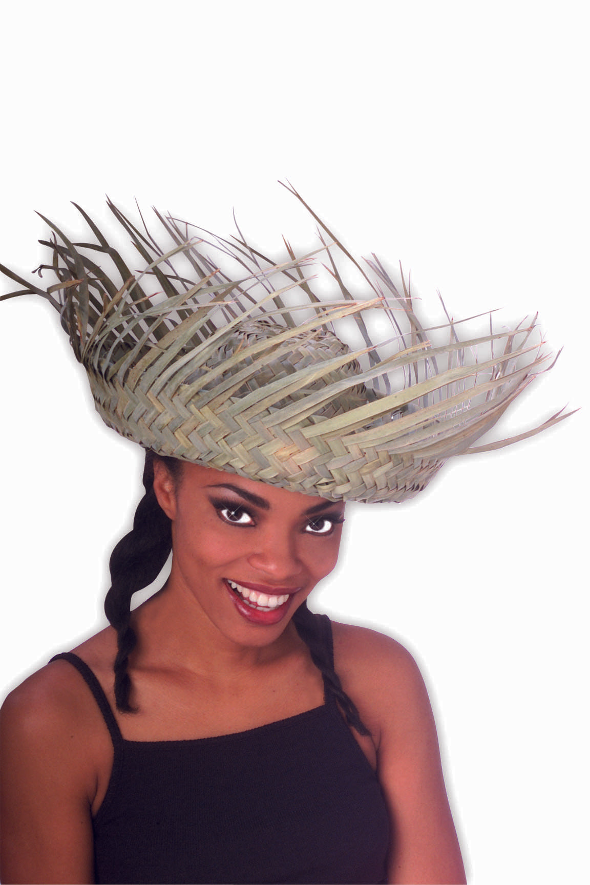 Bird's Nest Straw Farmer Adult Costume Hat