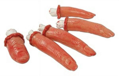 Bloody Cut Off Fingers Halloween Decor