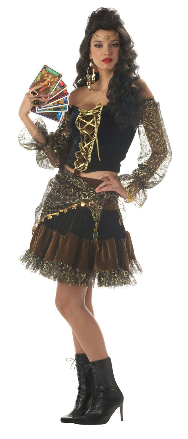 California Costume Sexy Madame Destiny Gypsy Adult Costume Size Large –  HalloweenStore.com