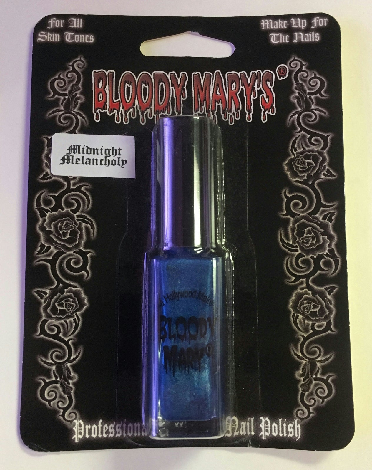 Bloody Mary's Midnight Melancholy Frosty Blue Professional Hollywood Nail Polish