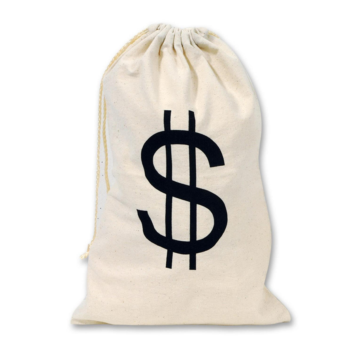 Large Money Bag Costume Accessory 17'' x 11''