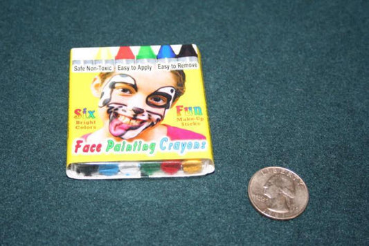 Wolfe 6 Bright Color Face Painting Crayons Fun Make-up Sticks KIT