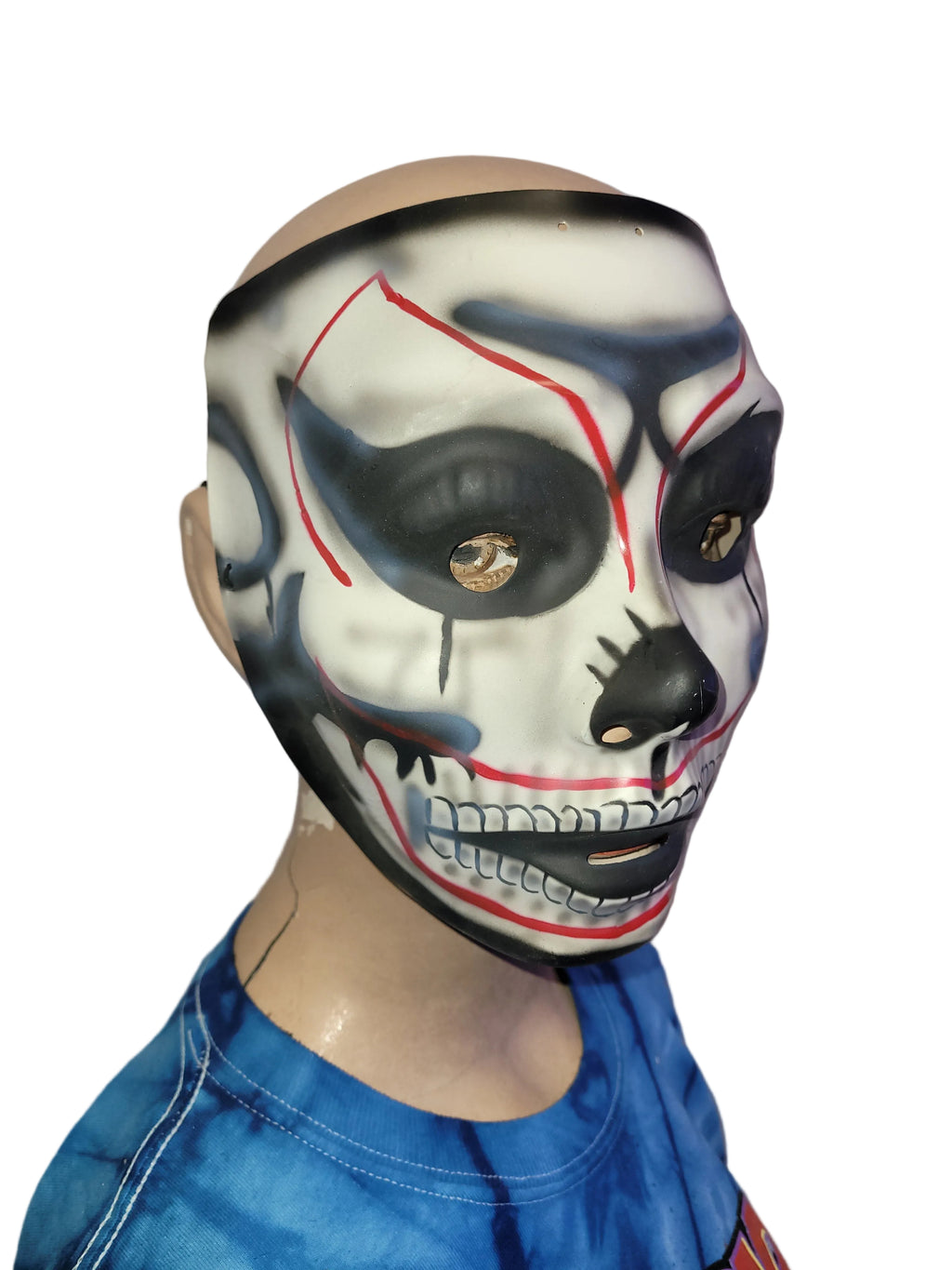 Vintage Fancy Faces Plastic Costume Masks
