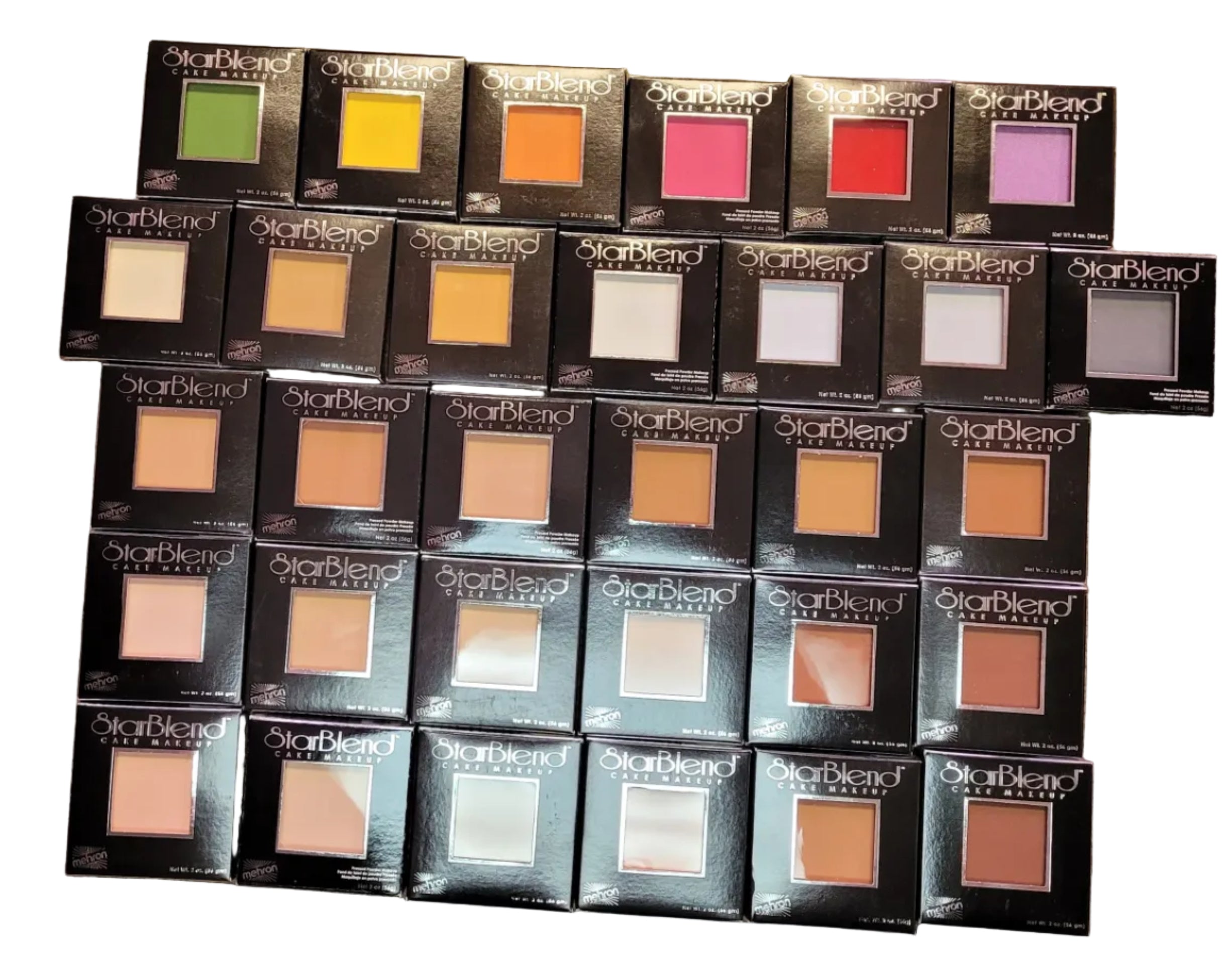 Mehron StarBlend Cake Foundation Professional Makeup 2oz