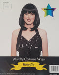 Glamourous Black Shoulder Length With Bangs Costume Wig