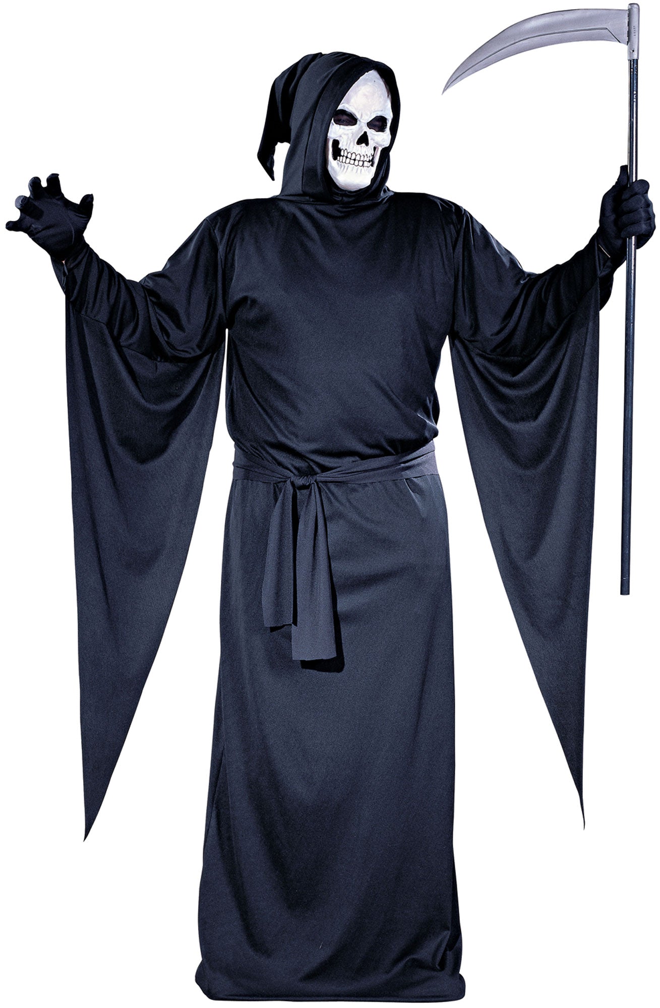 Grim Reaper Black Robe Plus Size Adult Costume XXL