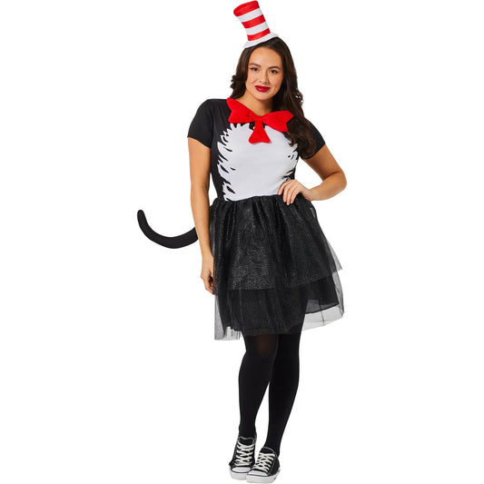 Cat in the Hat Dr. Seuss Women's Costume Dress