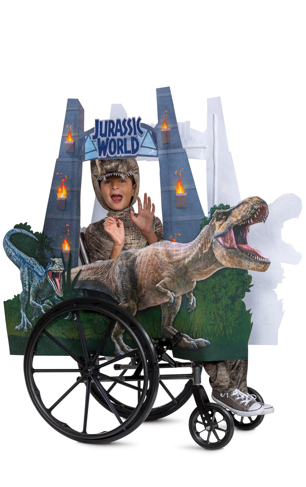 Jurassic World Adaptive Wheelchair Cover Child Costume Accessory