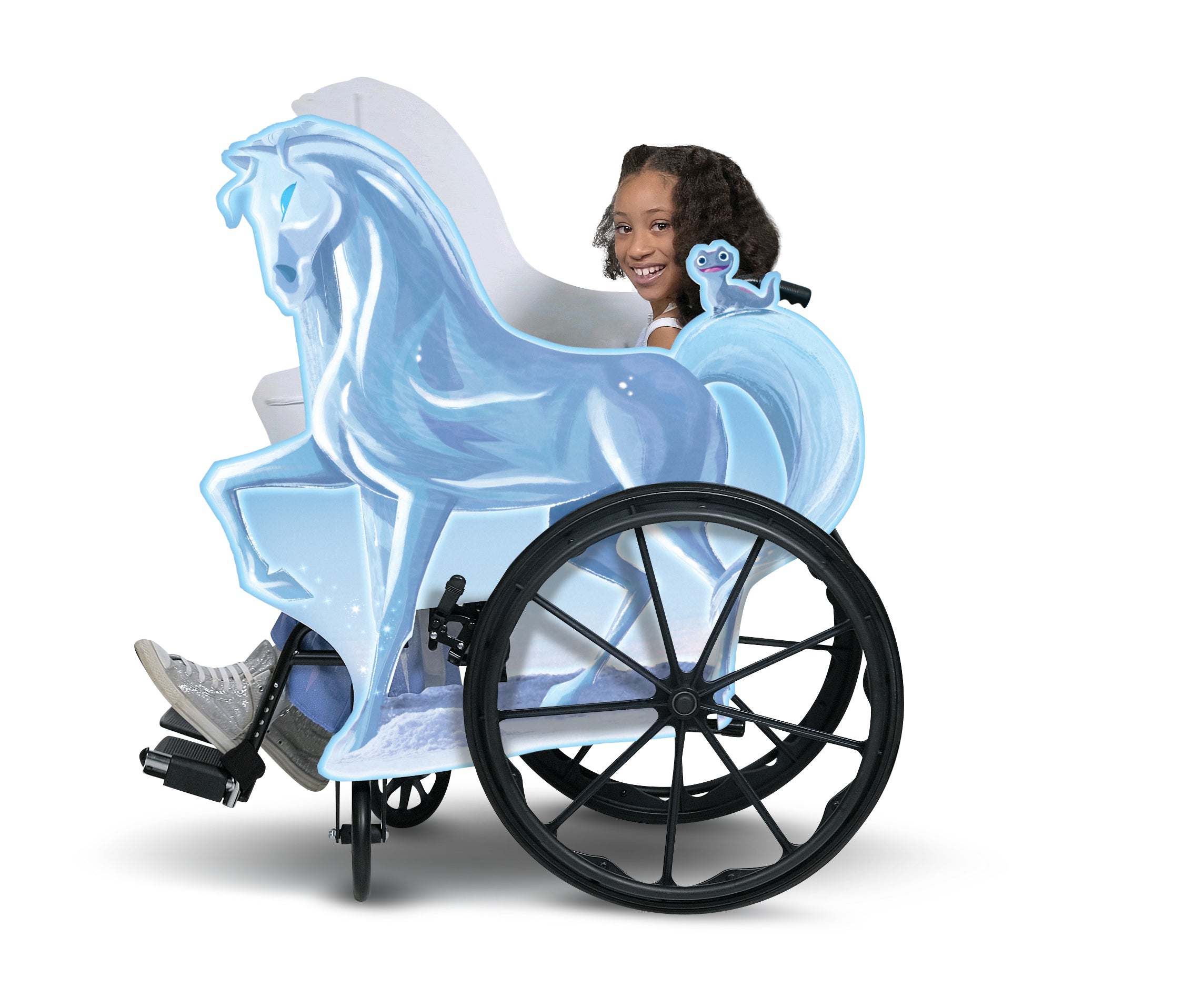 Ice Nokk Frozen Disney Adaptive Wheelchair Cover Child Costume Accessory