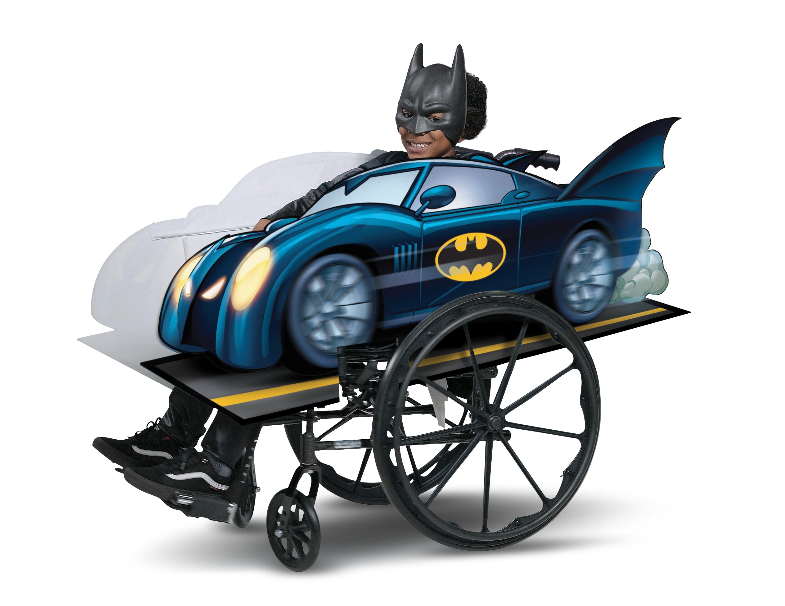 Batman Adaptive Wheelchair Cover Halloween Costume Officially Licensed