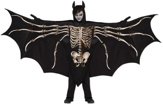 Wicked Winged Bat Skeleton Wing Cape Boys Costume