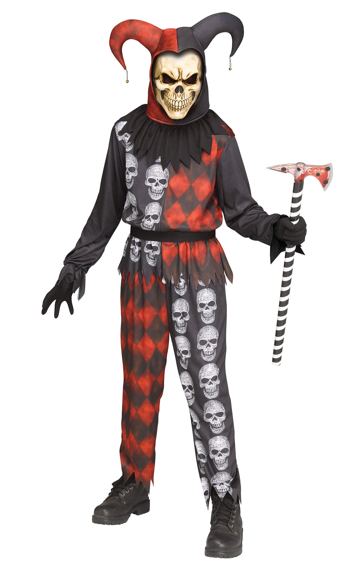 Skull Jester Child Costume