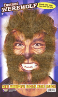 Instant Werewolf Self Adhesive Face Piece Facial Hair Disguise