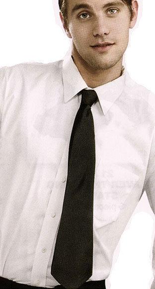 Gangster Long Black Tie