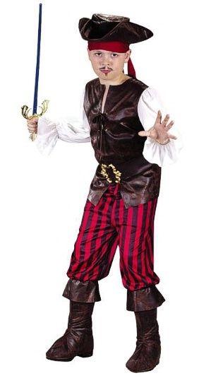 High Seas Buccaneer Boys Child Pirate Costume SM