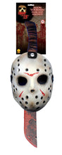 Load image into Gallery viewer, Friday the 13th Jason Mask &amp; Machete Costume Accessory Set
