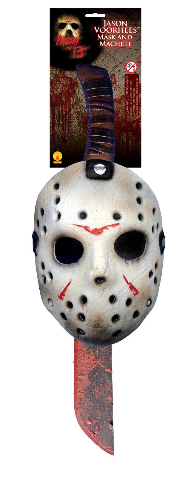 Friday the 13th Jason Mask & Machete Costume Accessory Set