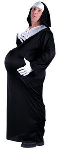 Men's Thank you Father Pregnant Prego Nun Adult Costume