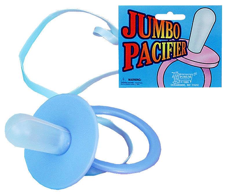 Jumbo Blue Pacifier Baby Shower Decoration Costume Accessory